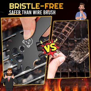 BBQ Grill Scraper Gifts for Men - Stocking Stuffers for Men Women Grill Accessories Cleaner Scraper Cool Gadget for Husband Dad Mom Cleaning Tool Kitchen Gadgets Grilling Tools