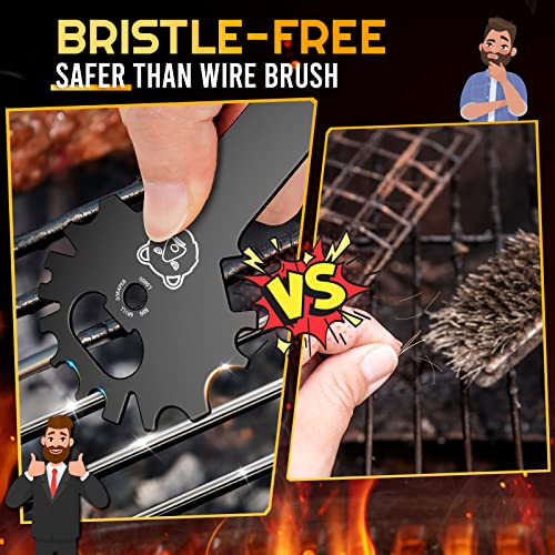 BBQ Grill Scraper Gifts for Men - Stocking Stuffers for Men Women Grill Accessories Cleaner Scraper Cool Gadget for Husband Dad Mom Cleaning Tool Kitchen Gadgets Grilling Tools