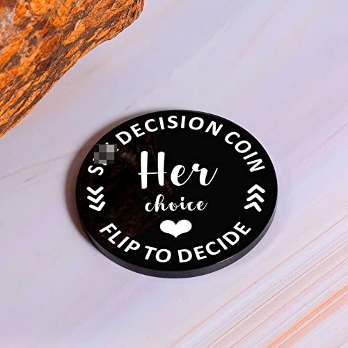 Valentines Day Gifts for Her Him Naughty Decision Gifts for Boyfriend Girlfriend Wife Husband Birthday Anniversary Wedding Engagement Bridal Shower Gifts Stocking Stuffers for Men Women Double-Sided