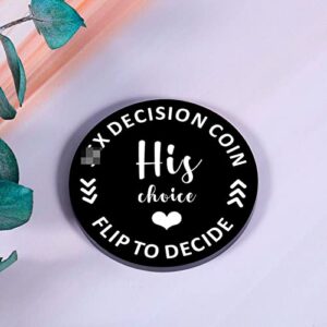 Valentines Day Gifts for Her Him Naughty Decision Gifts for Boyfriend Girlfriend Wife Husband Birthday Anniversary Wedding Engagement Bridal Shower Gifts Stocking Stuffers for Men Women Double-Sided