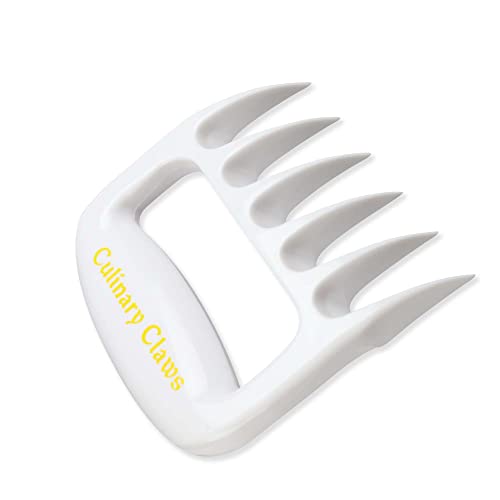Culinary Couture White Meat Claws for Shredding and Mixing, Shredding Claws for Pulled Pork, Chicken Shredder Tool, BBQ Claws for Shredding Meat, White Elephant Gift Ideas, Stocking Stuffer for Cooks