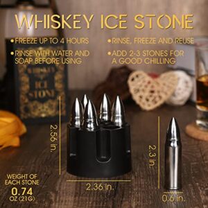 Gifts for Men Him Dad Christmas Stocking Stuffers,Whiskey Stones Gifts,Anniversary Birthday Drinking Gifts Ideas for Him Boyfriend Husband Papa Brother,Bourbon Gifts for Men,Groomsmen Gifts