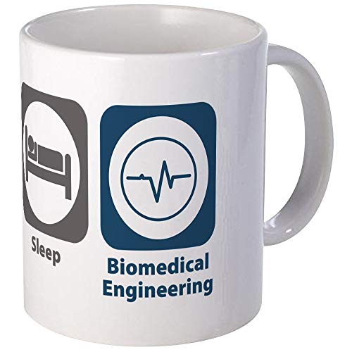 Eat Sleep Biomedical Engineering Mug - Ceramic 11oz Coffee/Tea Cup Gift Stocking Stuffer