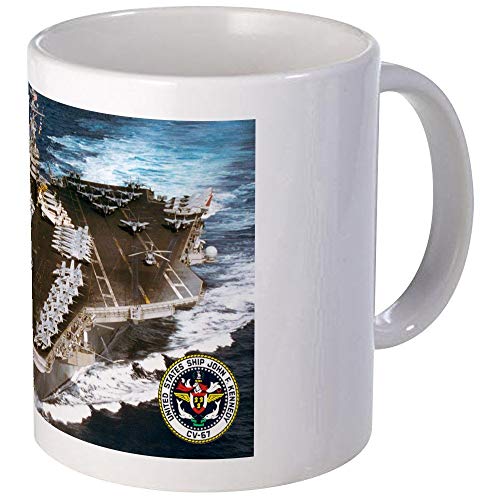 USS John F. Kennedy CV-67 Mug - Ceramic 11oz Coffee/Tea Cup Gift Stocking Stuffer
