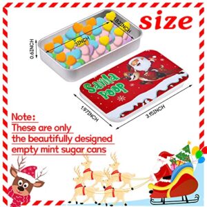 10 Pieces Christmas Mint Tins Candy Poop Mint Tins Gift Funny Candy Metal Box Stocking Stuffers for Adults Kids Teen (Vivid Style)