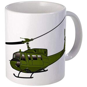 huey helicopter uh-1 color mug – ceramic 11oz coffee/tea cup gift stocking stuffer