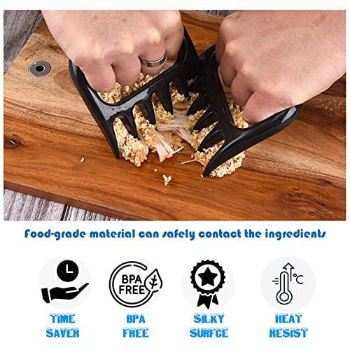 Barbecue Meat Claws for Shred, Cut, Stocking Stuffers for Men, Friend Box | Grilled Chicken Splitter | Multi-Purpose BBQ Fork Accessory for Beef, Pork