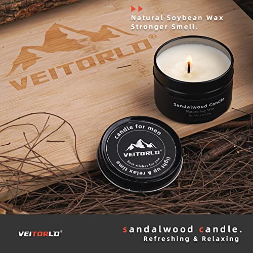 Veitorld Gifts Box for Men, Gifts Set for Man, Cool Birthday Gifts for Him Brother Guys Boyfriend Husband from Wife, Dad from Daughter Son, Unique Stocking Stuffers, Outdoor Camping Presents