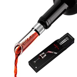 wine aerator pourer – gifts for men dad, christmas stocking stuffers, unique gifts, birthday ideas for wine lover boyfriend husband grandpa presents