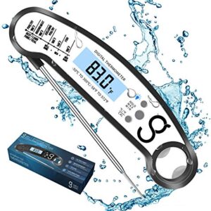 Digital Instant Meat Food Thermometer - BBQ or Grilling, Waterproof and Magnetic with Probe | Electric and Wireless, Quick, Smart Read for Cooking Red Meat, Candy, Tea, Oven Roast for Kitchen Cooking