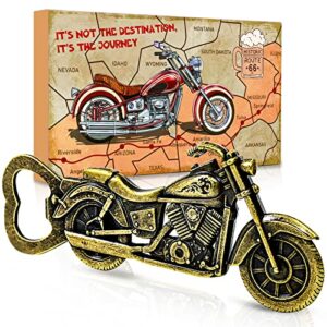 Valentines Day Gifts for Men Dad - Unique Valentines Motorcycle Gifts for Him Husband Boyfriend Beer Bottle Opener Cool Gadgets for Men Grandpa, Funny Birthday Biker Gifts for Men Who Have Everything