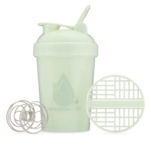 HydraCup [5 Pack] - 20oz Shaker Bottle for Protein Mixes, Barbell Blender Wire Whisk & Mixing Grid, Shaker Cup BPA Free, Shakes Value Pack