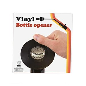 gift republic vinyl record shaped bottle opener, multi