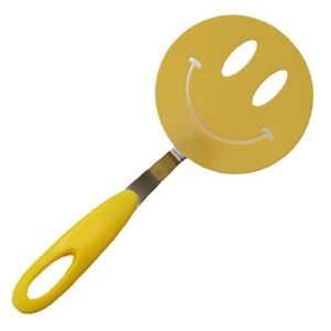 Egg Spatula Fun Kitchen Items Smiley Face Spoon Smiley Nylon Flex Turner Utensil Co-Molded With Silicone, Sturdy Steel Handle for Non Stick Cookware Cooking, Fish,Eggs, Pancakes, Fried Rice.