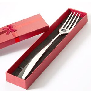 Funny Fork Gifts for Women Men Kids Friends, Funny Nice Buns Fork Engraved Stainless Steel Gifts, Best Birthday Graduation Christmas Gift