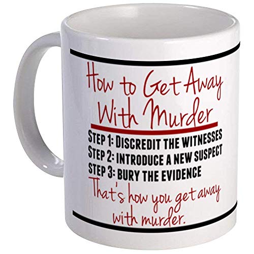 How To Get Away With Murder Mug Mug - Ceramic 11oz Coffee/Tea Cup Gift Stocking Stuffer