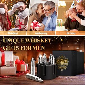 Gifts for Men, Whiskey Stones Gift Set and Magnetic Pickup Tool, Stocking Stuffers for Men, Christmas Gifts for Men, Dad, Him