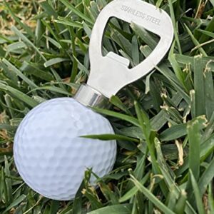 Golf Ball Bottle Opener, Perfect Golfer Gift, Gift for Dad, or Beer Lover Gift