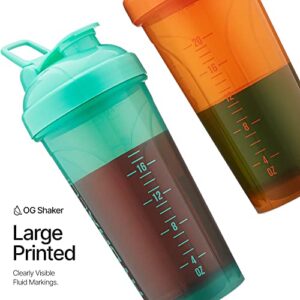 HydraCup [8 Pack] with New BlenderBeast - 28oz Shaker Bottle for Protein Mixes, Dual Mixers, Wire Whisk & Mixing Grid, Shaker Cup BPA Free, Shakes Value Pack Ball