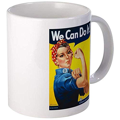 Rosie The Riveter-We Can Do It! Mug - Ceramic 11oz Coffee/Tea Cup Gift Stocking Stuffer