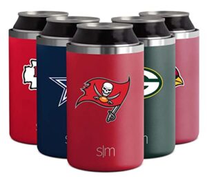 simple modern officially licensed nfl tampa bay buccaneers gifts for men, women, dads, fathers day | insulated ranger can cooler for standard 12oz cans – beer, seltzer, and soda