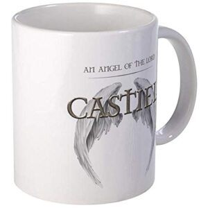 supernatural castiel angel wings mug ceramic 11oz coffee/tea cup gift stocking stuffer