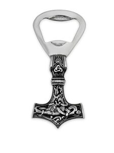 haquil viking hammer bottle opener norse viking mjolnir odin mythology portable key chain stainless steel beer opener