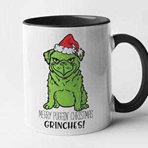 Christmas Mug Funny Coffee Mugs Pug Mug Grinch Mug Stocking Stuffers for Men