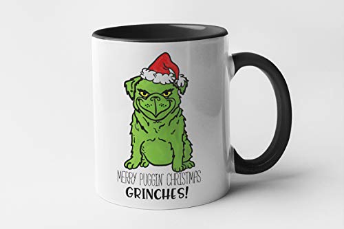 Christmas Mug Funny Coffee Mugs Pug Mug Grinch Mug Stocking Stuffers for Men