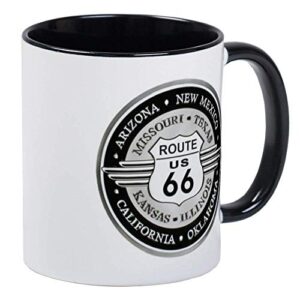 route 66 states ringer mug – ceramic 11oz coffee/tea cup gift stocking stuffer