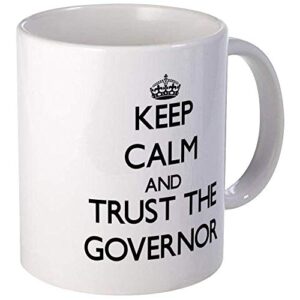 keep calm and trust the governor mug – ceramic 11oz coffee/tea cup gift stocking stuffer