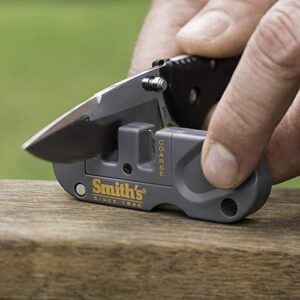 Smith's Abrasives PP1 hunting-knife-sharpeners 3.5" x 1" x 0" (Length x Width x Height & Smith's CCKS 2-Step Knife Sharpener