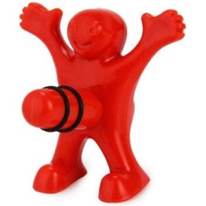 3 Pcs Funny Happy Red Man Wine Stopper Novelty Beer Corkscrew & Bottle Opener