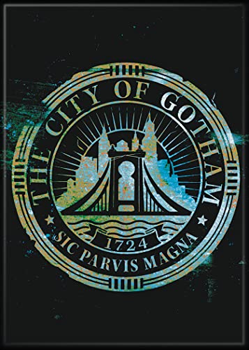 Ata-Boy The Batman City of Gotham (We Don't Have)  2.5" x 3.5" Magnet for Refrigerators and Lockers