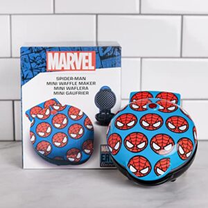 uncanny brands marvel spider-man mini waffle maker – marvel kitchen appliance