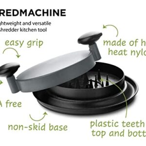 Chicken Shredder Shred Machine Meat Shredder for Pulled Pork Red Beef and Chicken 20CM/7.9IN Dishwasher Safe (1pc Gray)