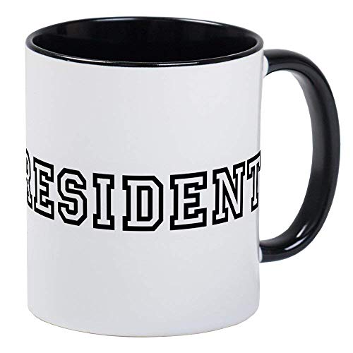 MR. PRESIDENT Mug - Ceramic 11oz RINGER Coffee/Tea Cup Gift Stocking Stuffer