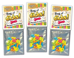 3 pack – adult gag candy – weener bananas funny party favor