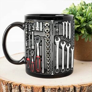 funny coffee mug mechanic toolbox set , auto/car mechanic gift 11 oz