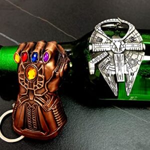 3-Pack Creative Multipurpose Infinity Thanos Gauntlet Glove Beer Bottle Opener beer gifts for men