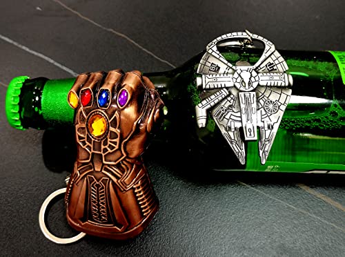 3-Pack Creative Multipurpose Infinity Thanos Gauntlet Glove Beer Bottle Opener beer gifts for men