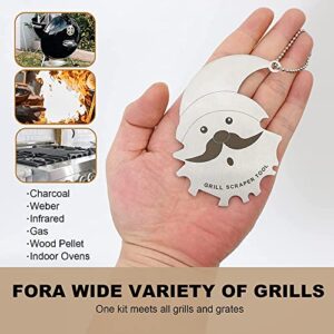 BBQ Grill Scraper Bottle Can Opener Premium Quality Stocking Stuffers for Men for Mineral Water Bottles Cans