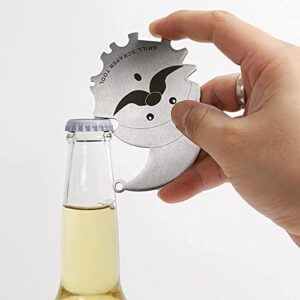 BBQ Grill Scraper Bottle Can Opener Premium Quality Stocking Stuffers for Men for Mineral Water Bottles Cans