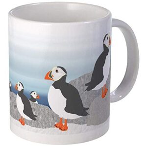 puffin mug – ceramic 11oz coffee/tea cup gift stocking stuffer
