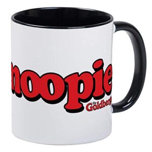 schmoopie mug – ceramic 11oz ringer coffee/tea cup gift stocking stuffer
