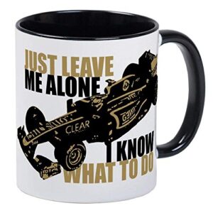 kimi raikkonen – just leave me alone ringer mug – ceramic 11oz coffee/tea cup gift stocking stuffer