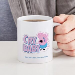 CafePress George Pig Cry Baby Mugs Ceramic Coffee Mug, Tea Cup 11 oz