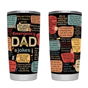 gifts for dad, dad joke gifts coffee tumbler 20oz, dad birthday gift, gift for dad, dad gifts from daughter son, dads birthday gifts ideas, father’s day gifts, father birthday gift travel mug (1pc)