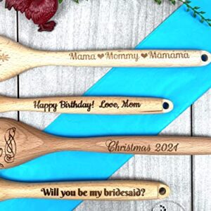 Alexa Cook Dinner Funny Wooden Spoon, Laser Engraved Gag Gift, Personalization Available, Funny Kitchen Gift, Alexa Kitchen, Stocking Stuffer