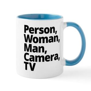 cafepress person woman man camera tv mugs ceramic coffee mug, tea cup 11 oz